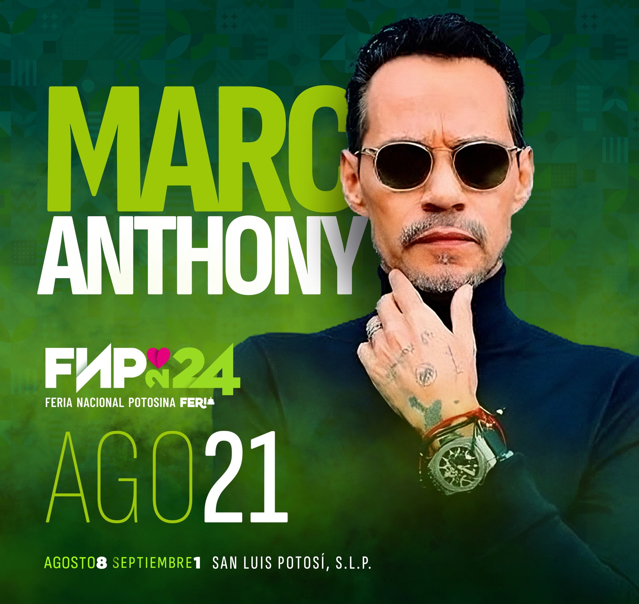 Marc Anthony en FENAPO