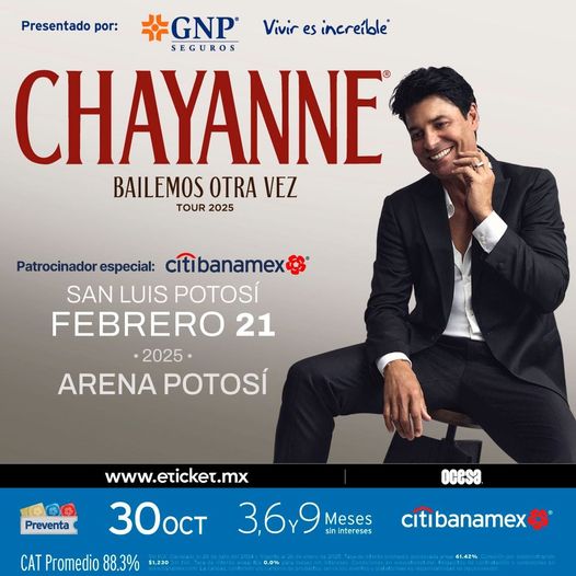 Chayanne en San Luis Potosí