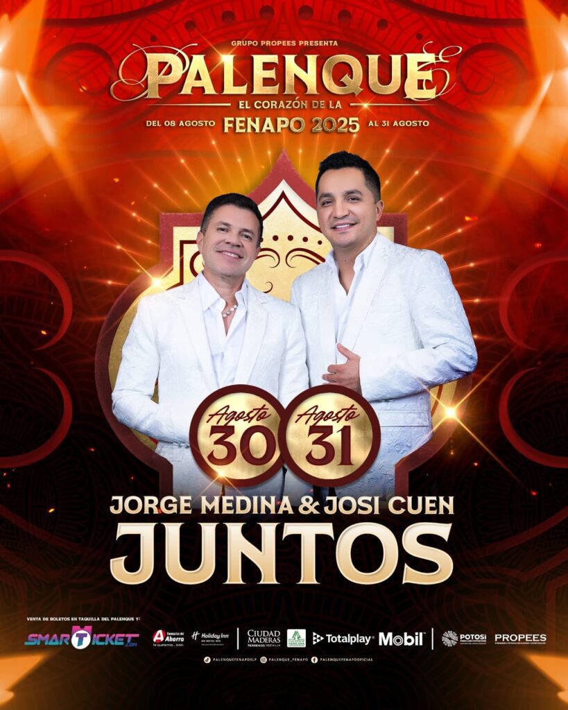 JUNTOS Jorge Medina y Josi Cuen Palenque FENAPO 2025