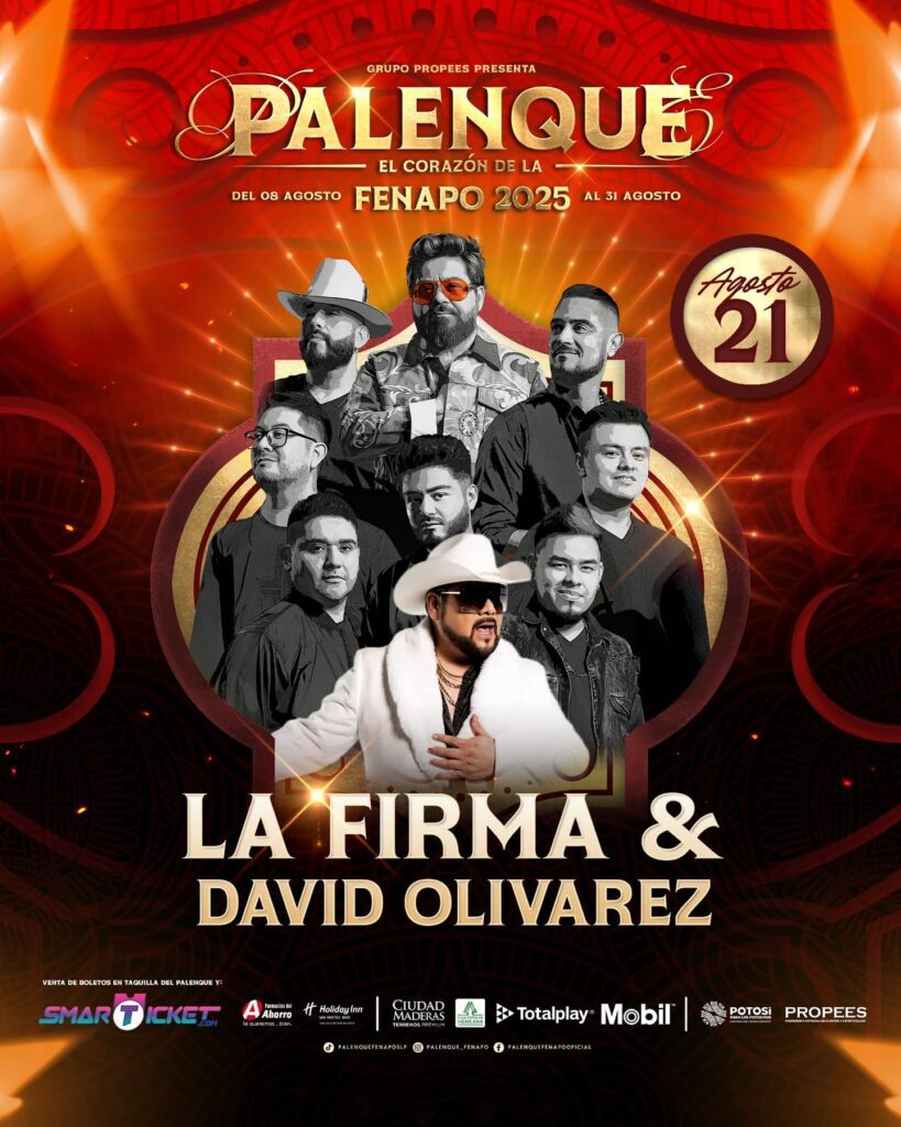 La Firma y David Olivarez en Palenque FENAPO 2025